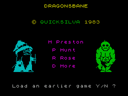 Dragonsbane (1983)(Quicksilva)